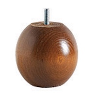 Комплект из 4 ножек для Кроватного основания в форме шара единый размер каштановый LA REDOUTE INTERIEURS  фото, kupilegko.ru